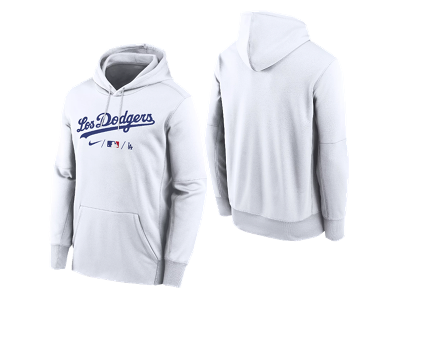 Men's Los Angeles Dodgers White 2021 City Connect Hoodie